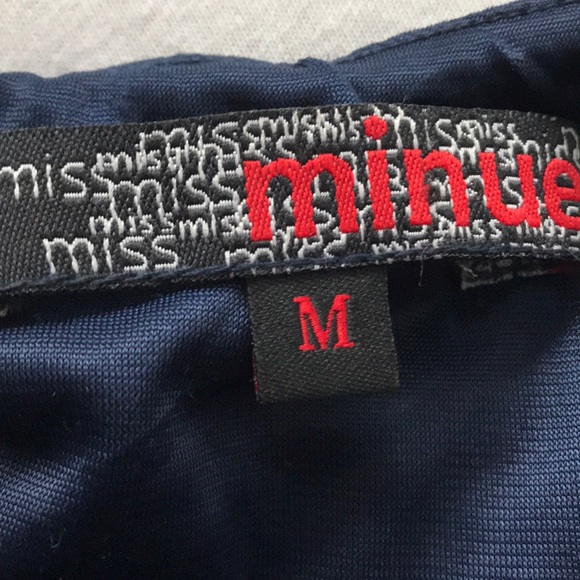 {minuet petite} navy strapless sweetheart dress - Picture 5 of 5